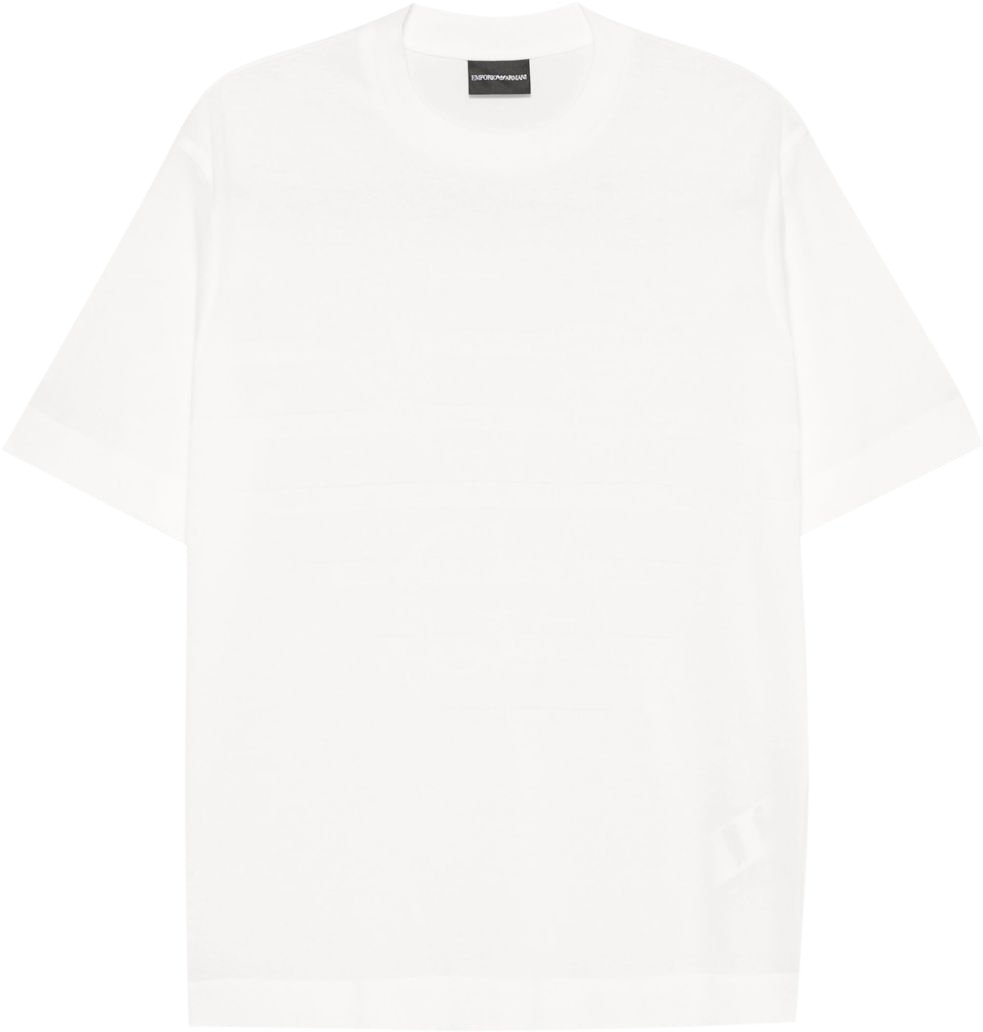Emporio Armani T-Shirts And Polos White Wit