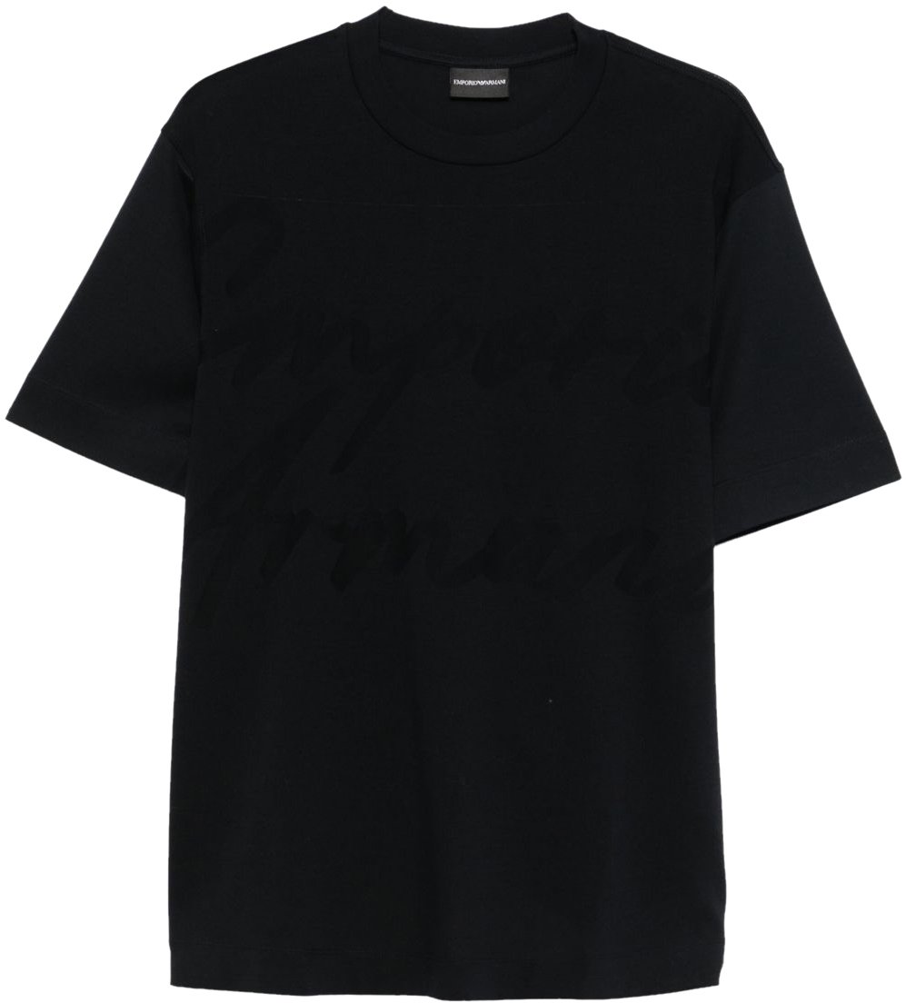 Emporio Armani T-Shirts And Polos Blue Blauw