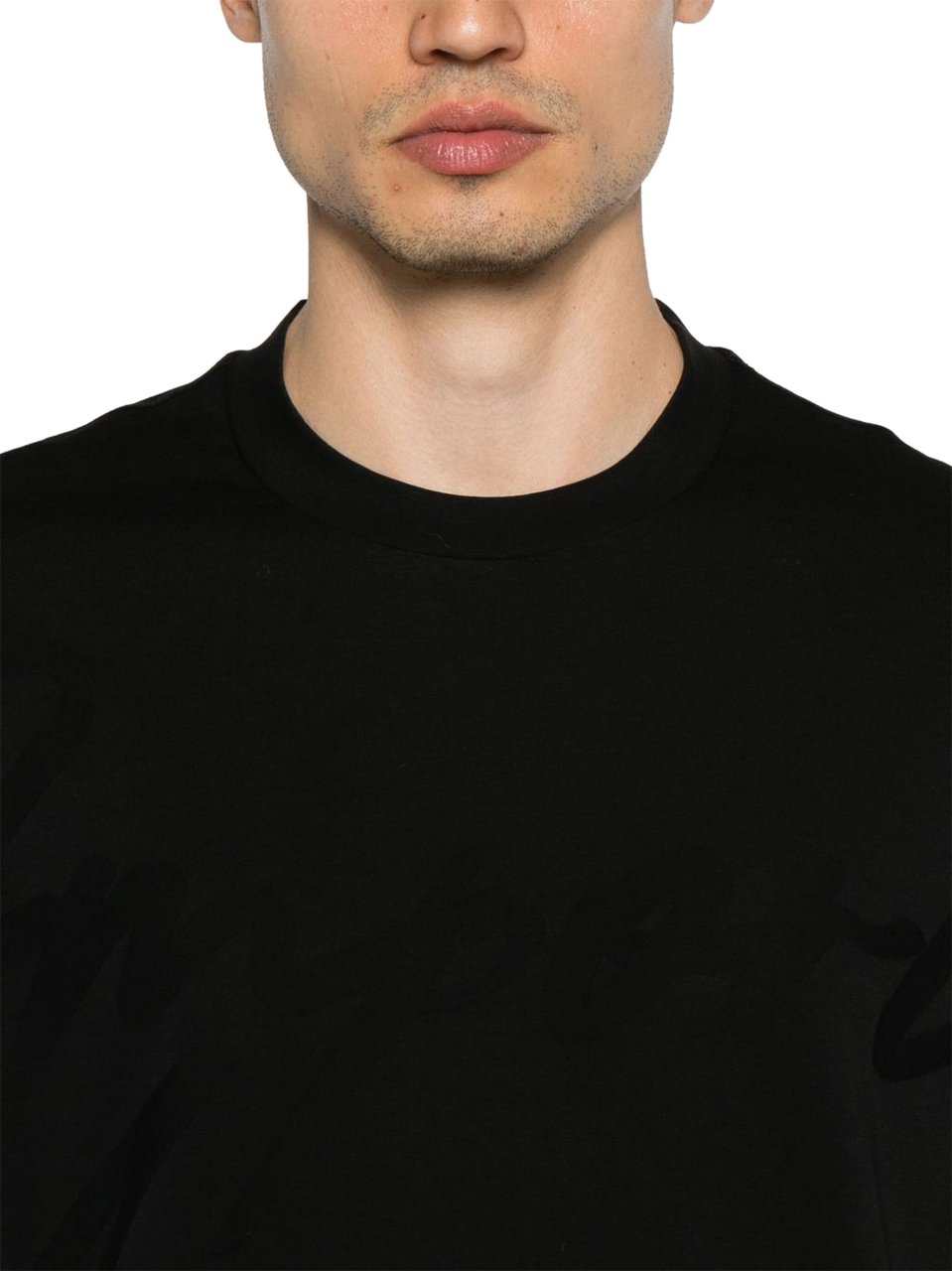 Emporio Armani T-Shirts And Polos Black Zwart