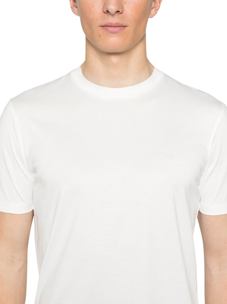 Emporio Armani T-Shirts And Polos White Wit