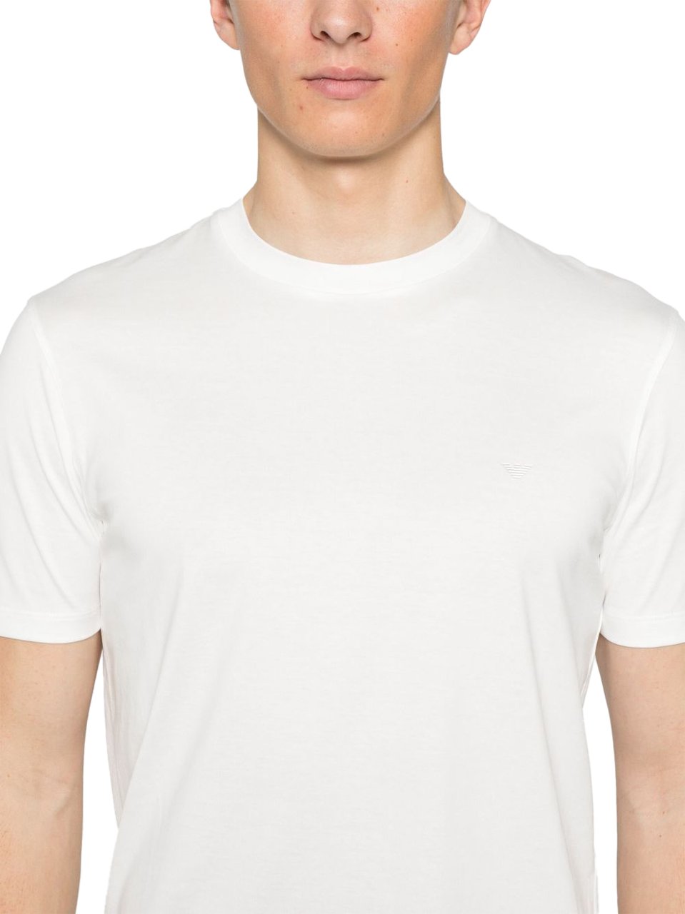 Emporio Armani T-Shirts And Polos White Wit