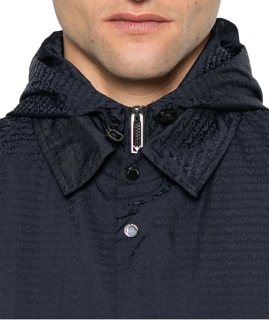 Emporio Armani Jackets Blue Blauw