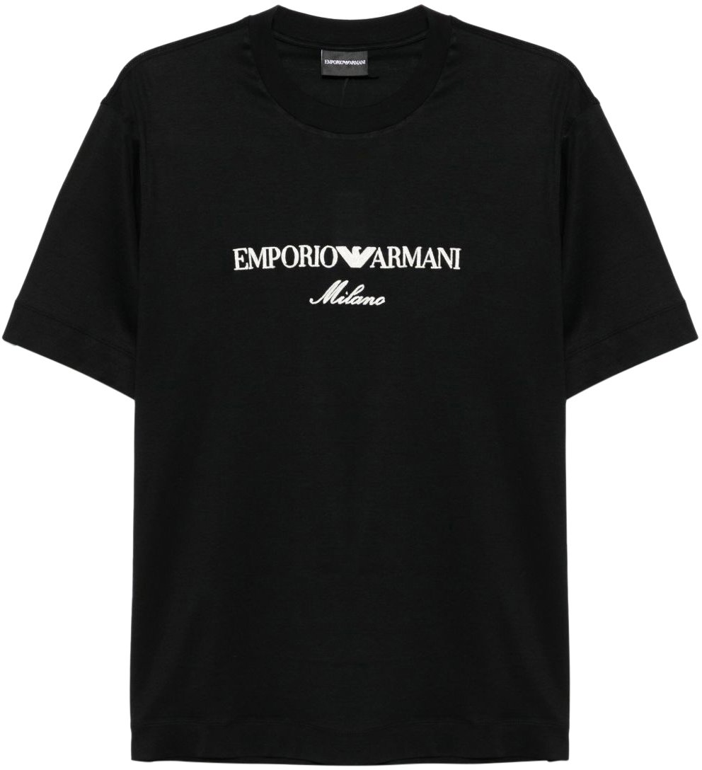 Emporio Armani T-Shirts And Polos Black Zwart