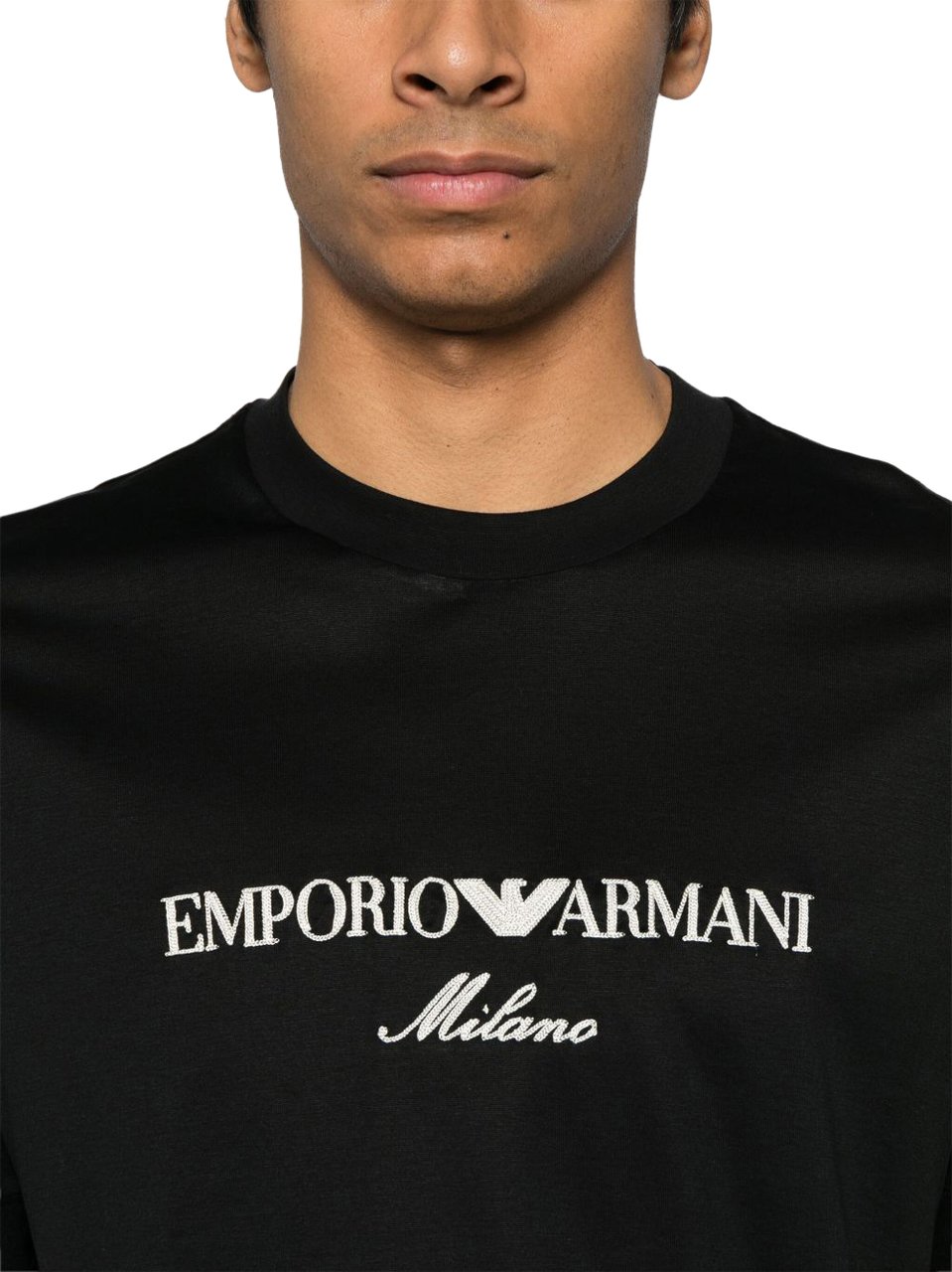 Emporio Armani T-Shirts And Polos Black Zwart