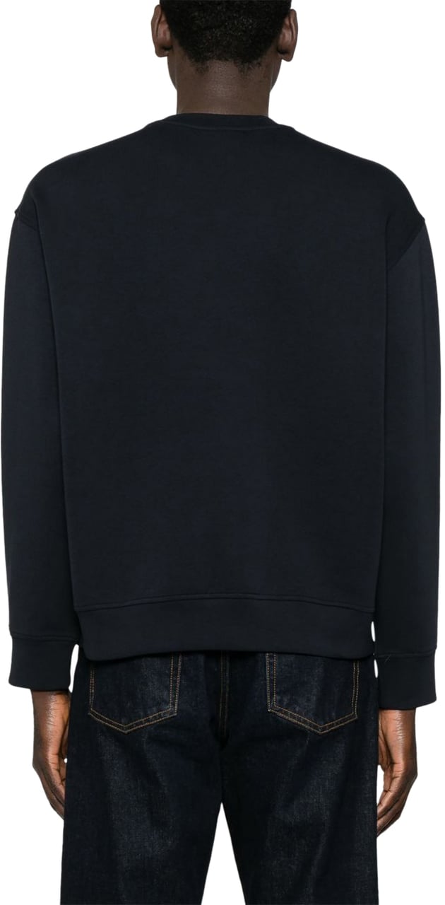 Emporio Armani Sweaters Blue Blauw