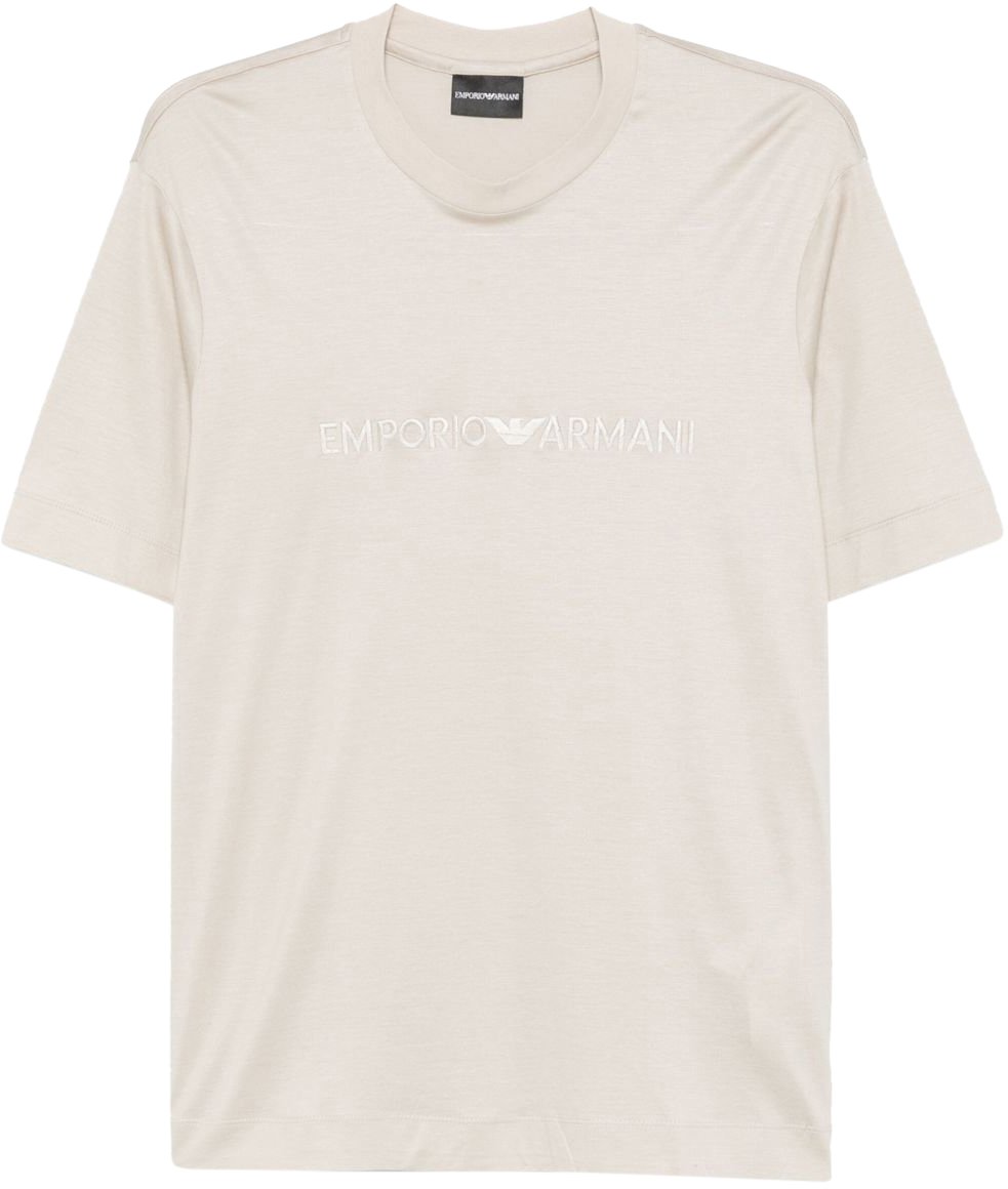 Emporio Armani T-Shirts And Polos Beige Beige