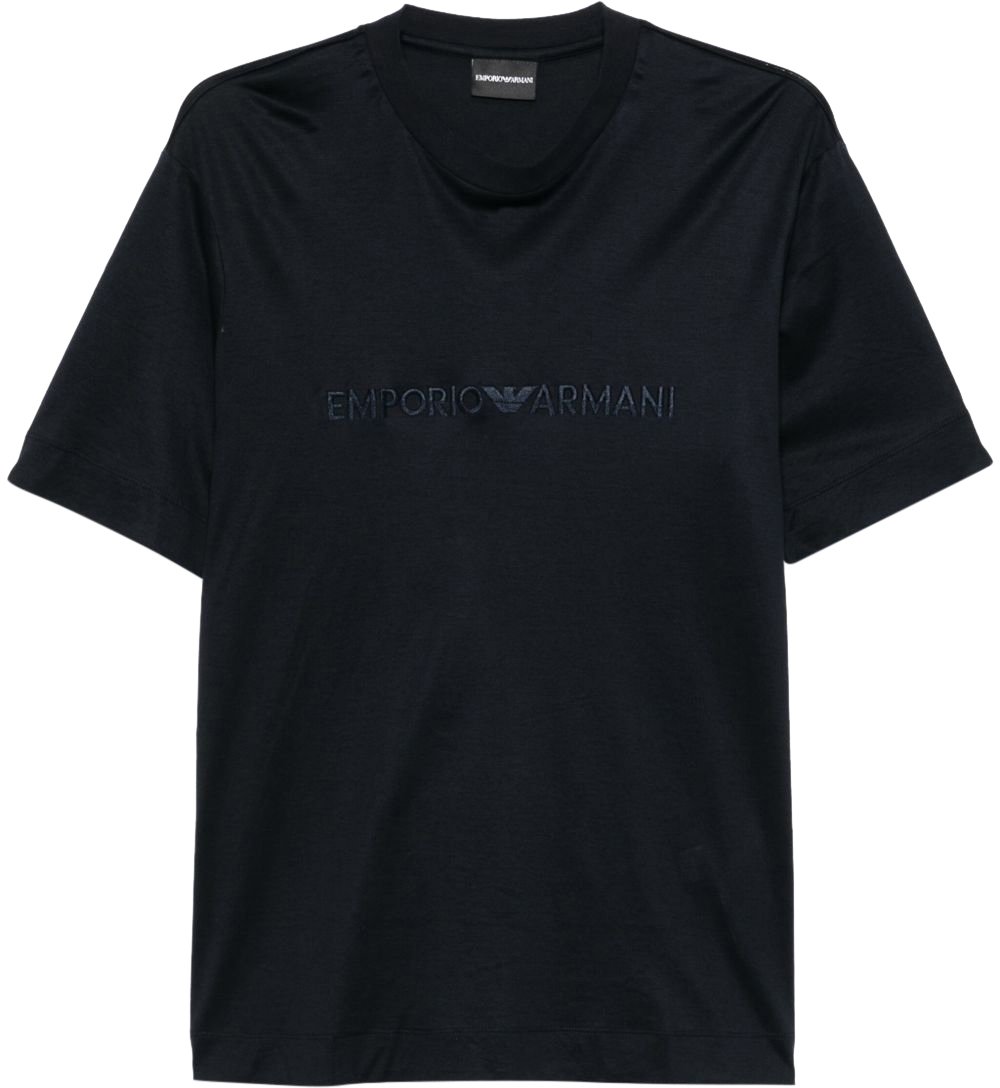 Emporio Armani T-Shirts And Polos Blue Blauw