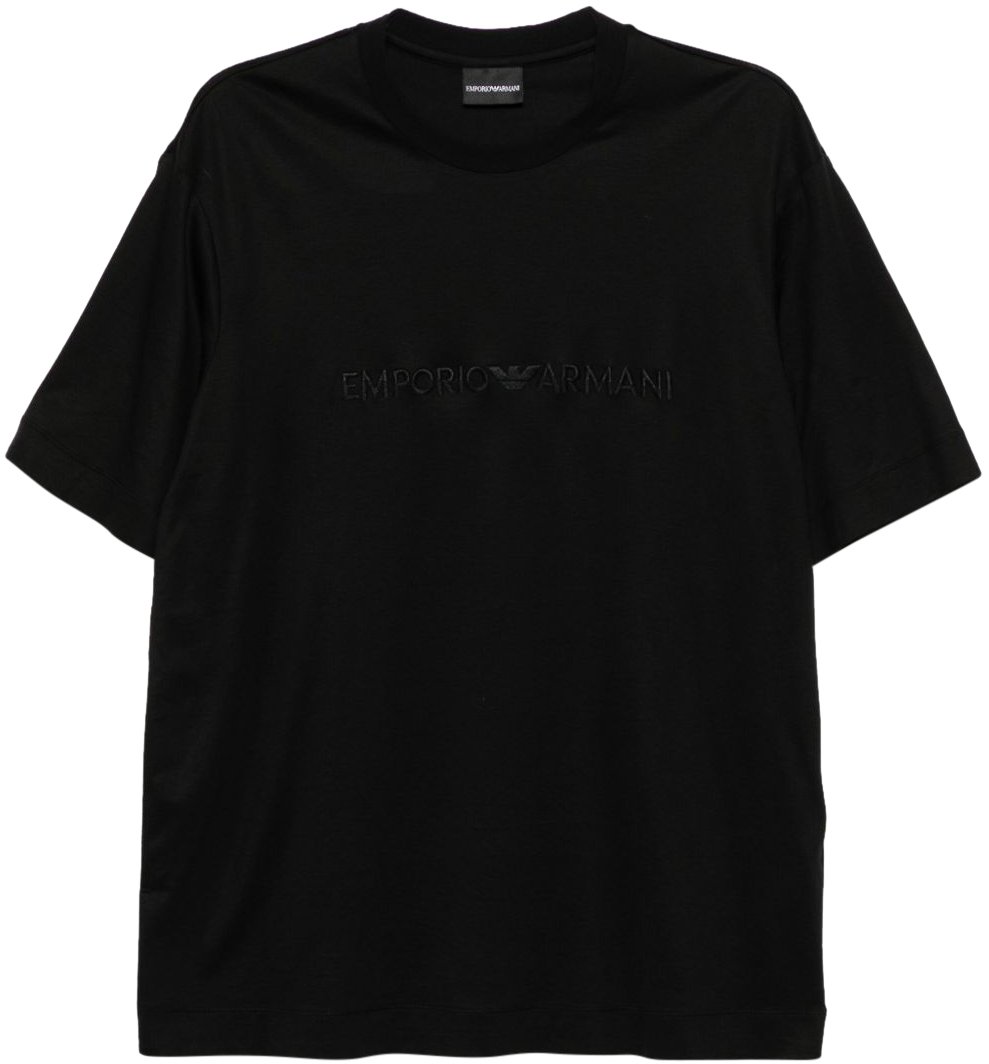 Emporio Armani T-Shirts And Polos Black Zwart