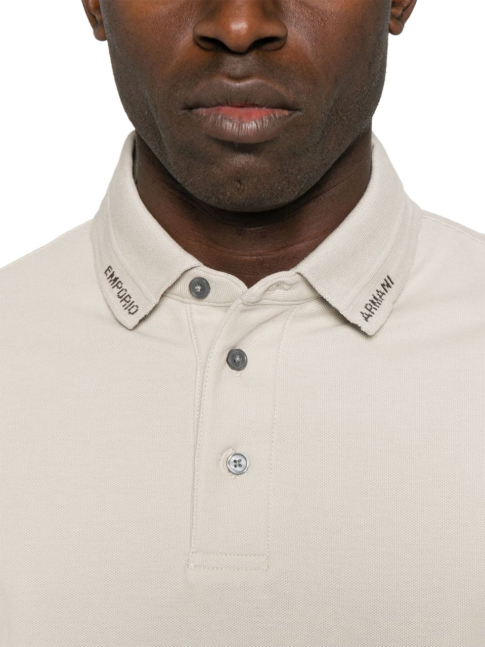 Emporio Armani T-Shirts And Polos Beige Beige