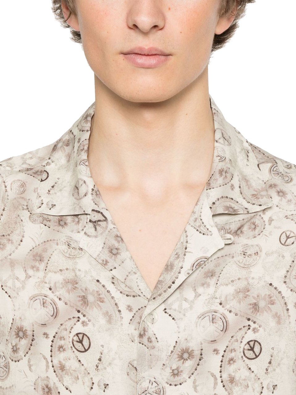 Emporio Armani Shirts Beige Beige