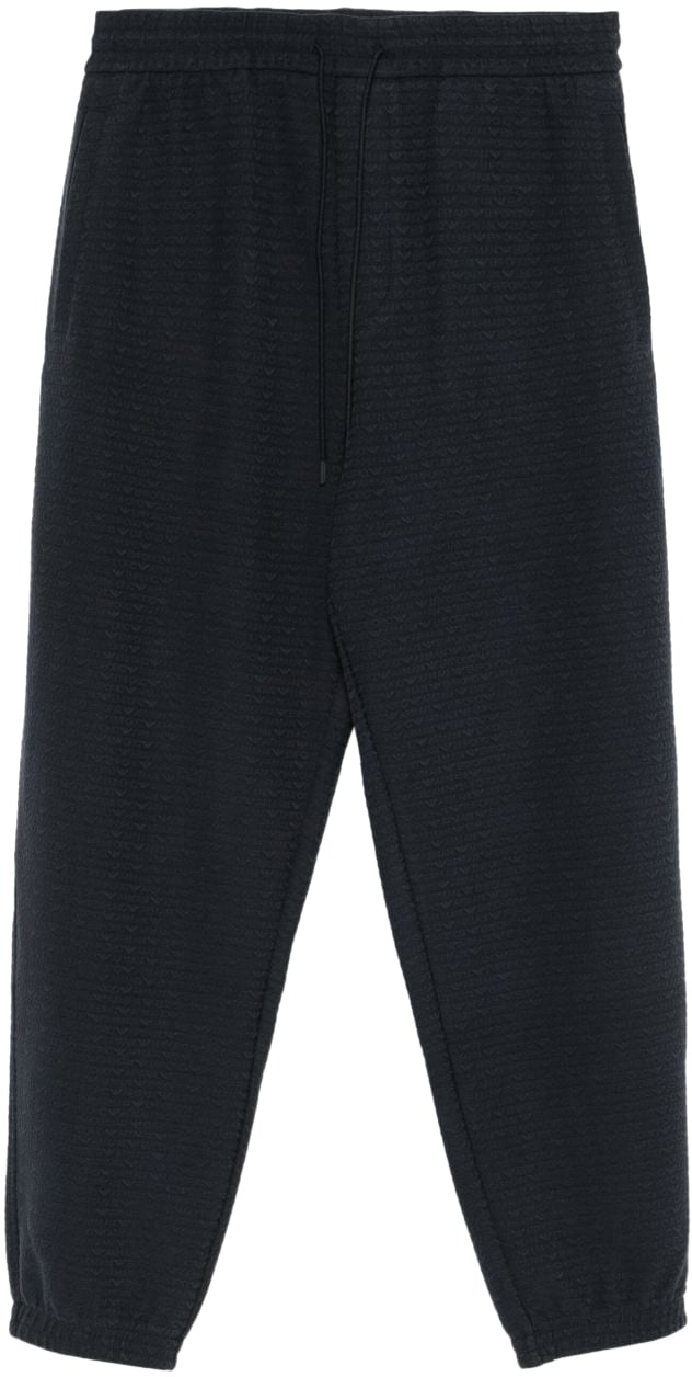 Emporio Armani Trousers Blue Blauw