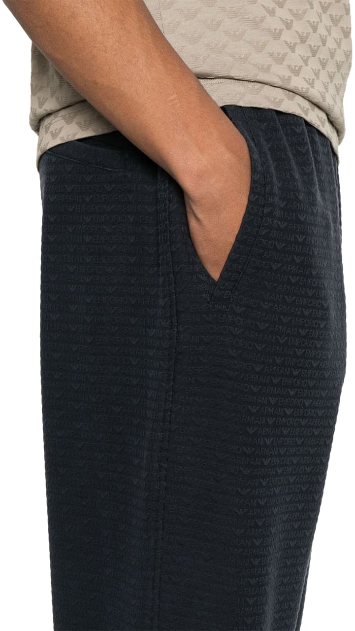 Emporio Armani Trousers Blue Blauw