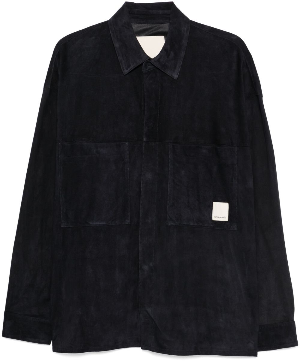 Emporio Armani Shirts Black Zwart