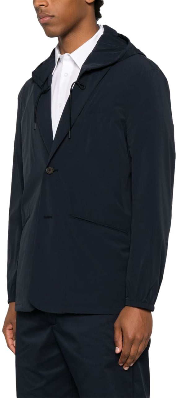 Emporio Armani Jackets Blue Blauw