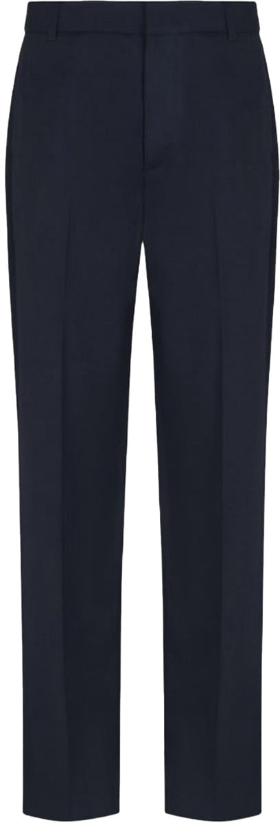 Emporio Armani Trousers Blue Blauw