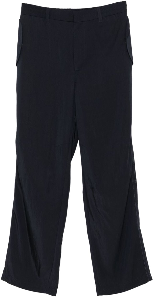 Emporio Armani Trousers Blue Blauw