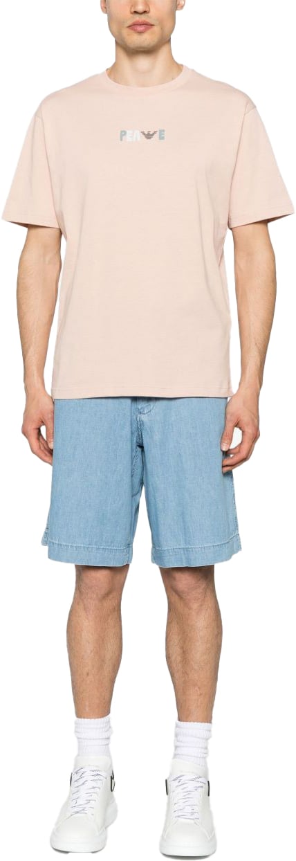 Emporio Armani Shorts Clear Blue Blauw