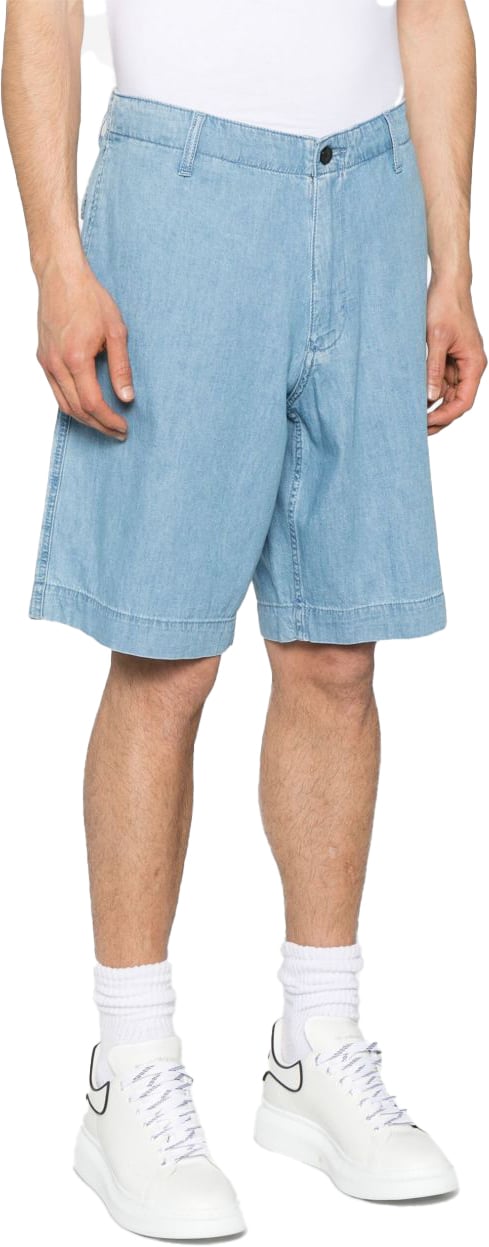 Emporio Armani Shorts Clear Blue Blauw