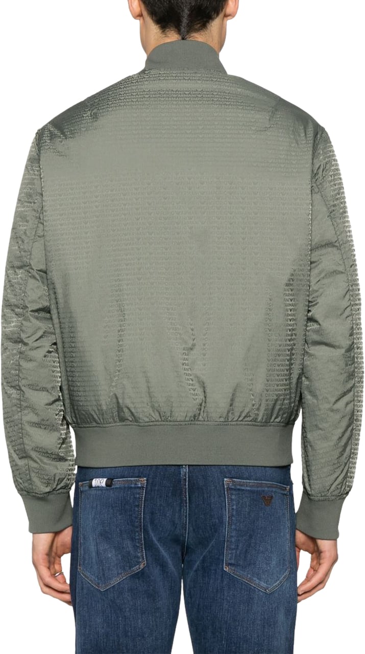 Emporio Armani Coats Green Groen