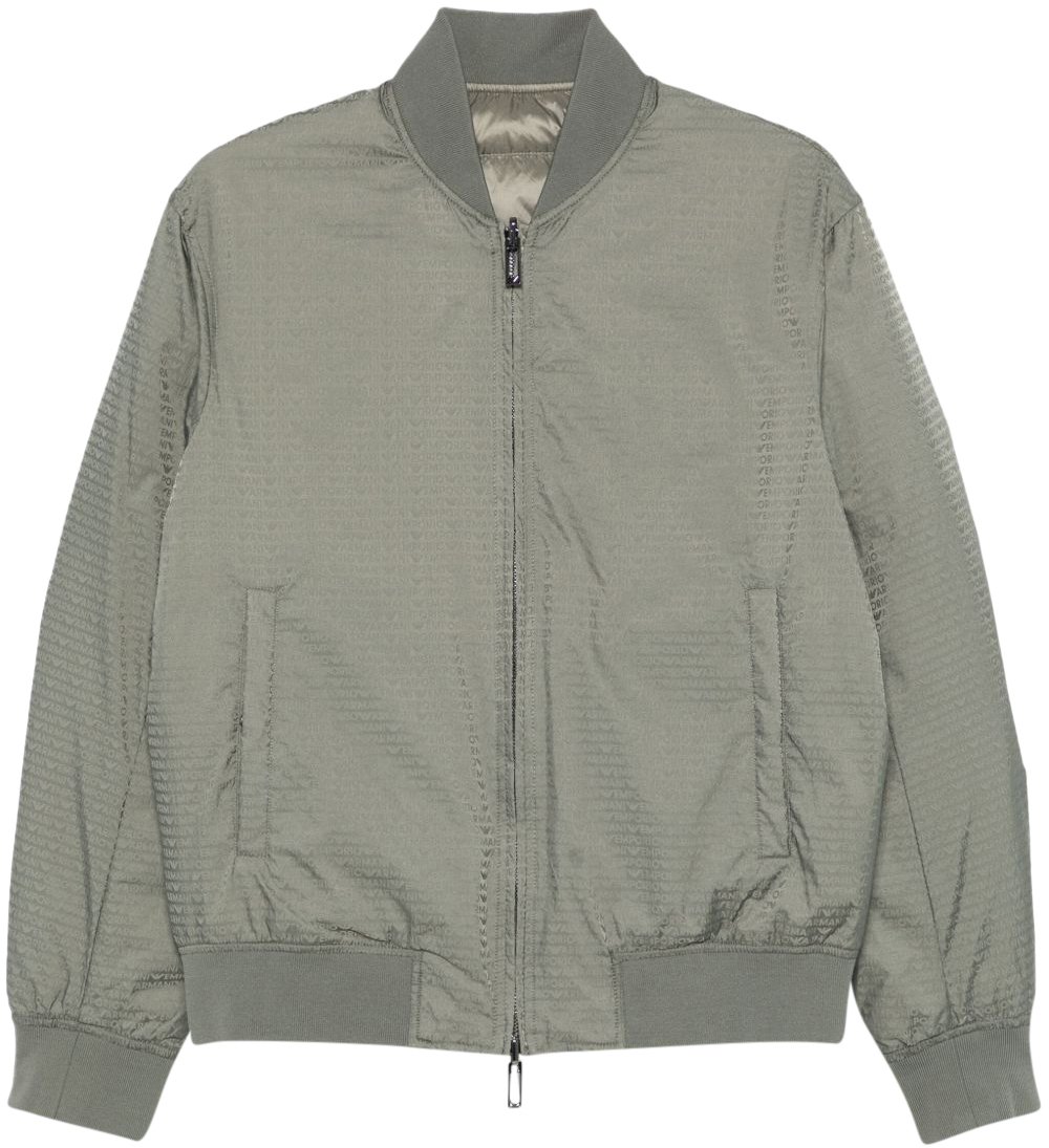 Emporio Armani Coats Green Groen