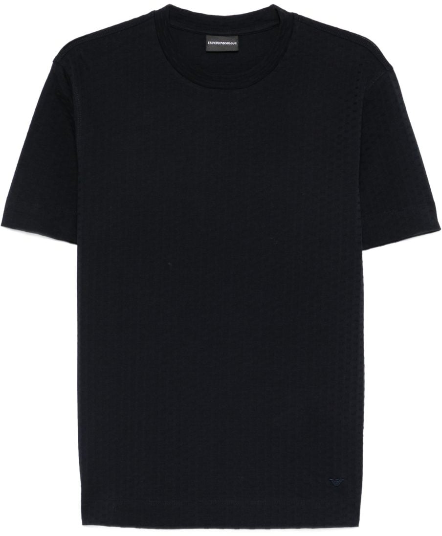 Emporio Armani T-Shirts And Polos Blue Blauw