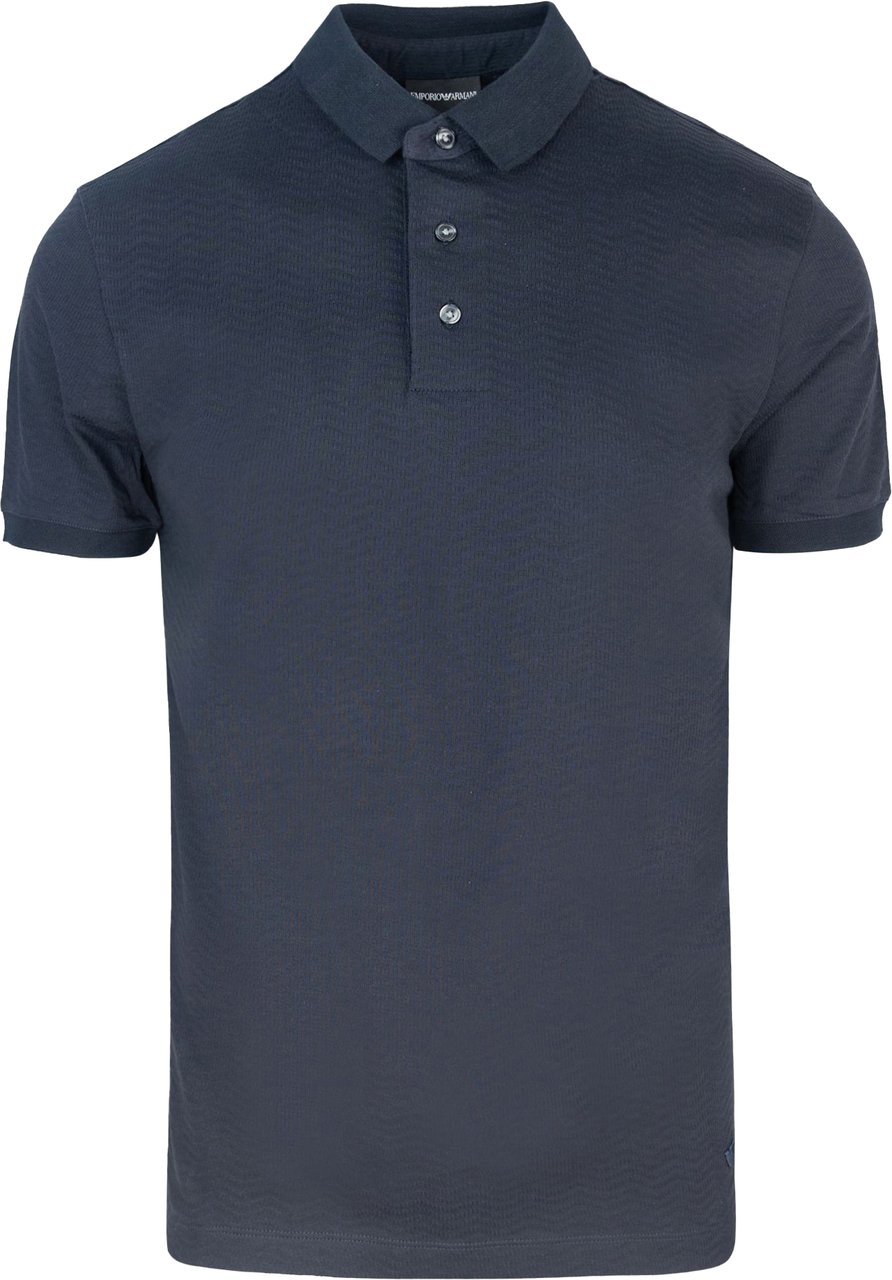 Emporio Armani T-Shirts And Polos Blue Blauw