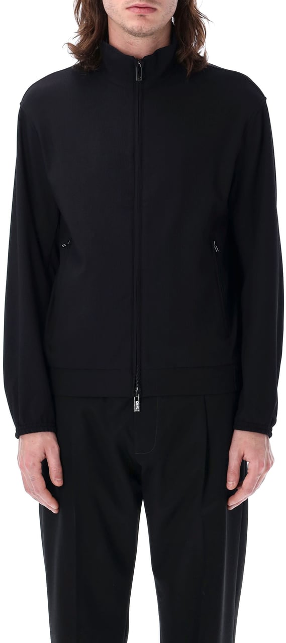 Emporio Armani Blouson Jacket Nero Zwart