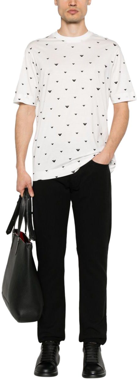 Emporio Armani T-Shirts And Polos White Wit