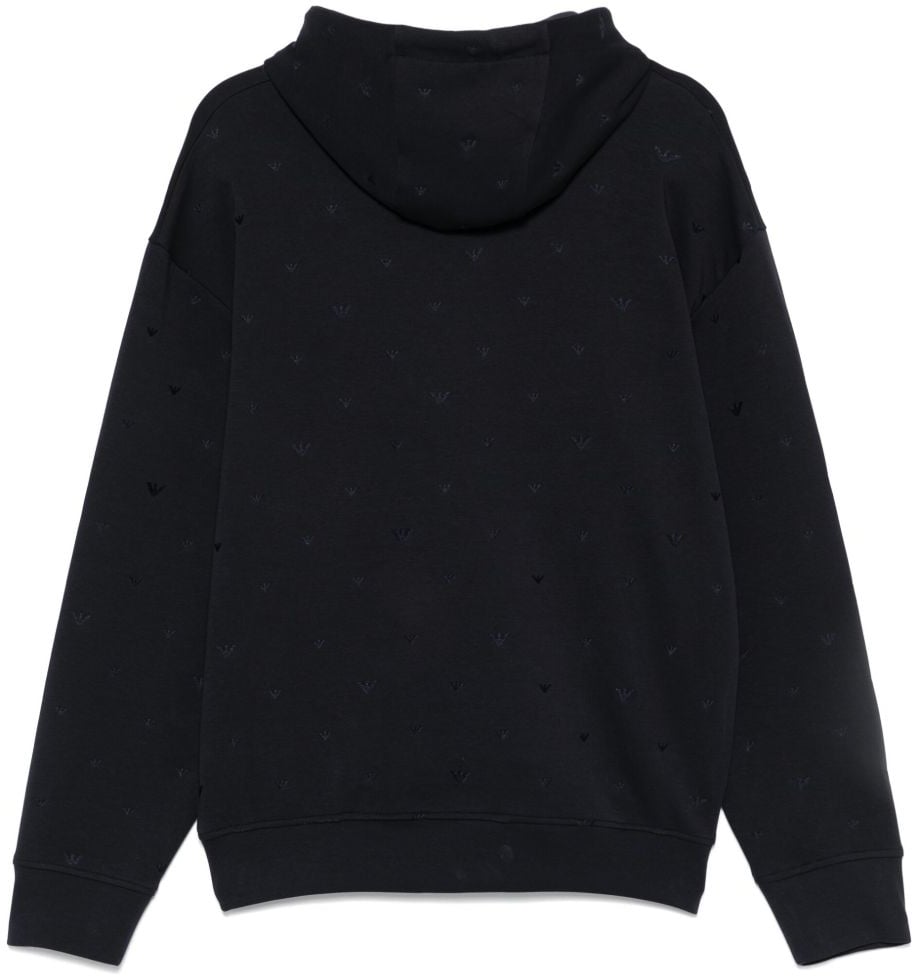 Emporio Armani Sweaters Blue Blauw
