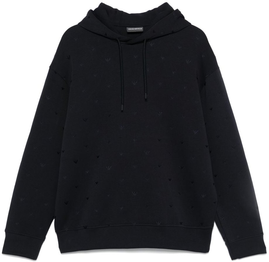 Emporio Armani Sweaters Blue Blauw