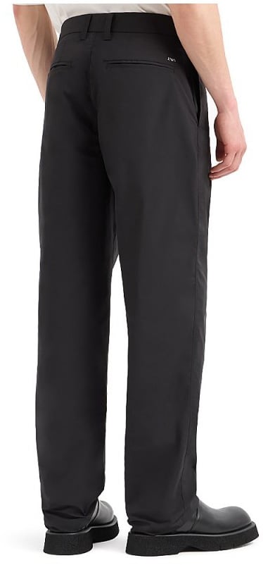 Emporio Armani Trousers Black Zwart