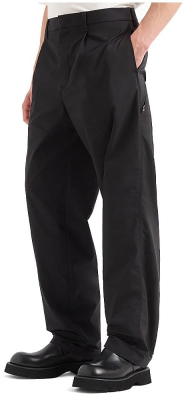 Emporio Armani Trousers Black Zwart