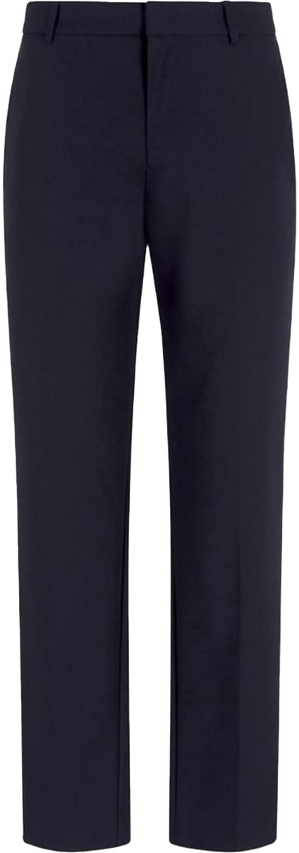 Emporio Armani Trousers Blue Blauw