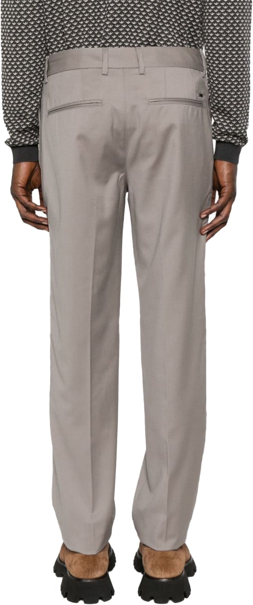 Emporio Armani Trousers Dove Grey Grijs