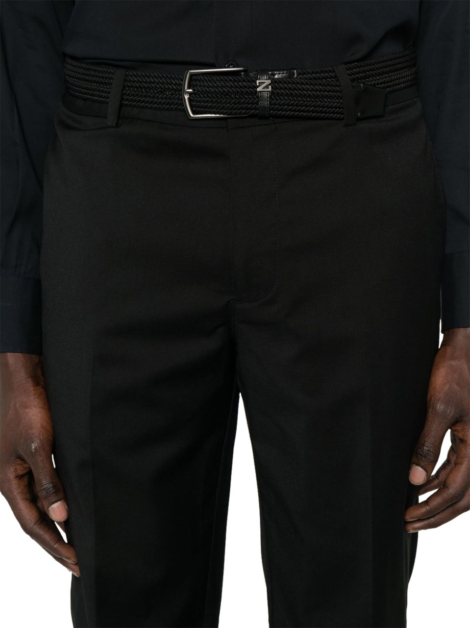 Emporio Armani Trousers Black Zwart