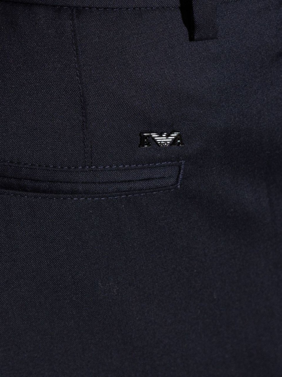 Emporio Armani Trousers Blue Blauw