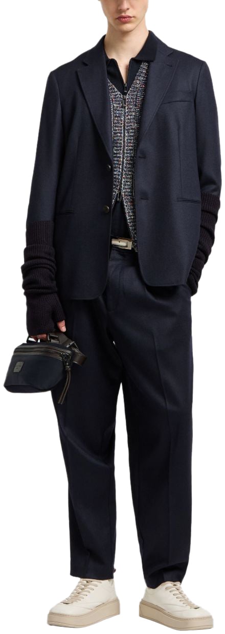 Emporio Armani Heren Armani Pullover Blauw