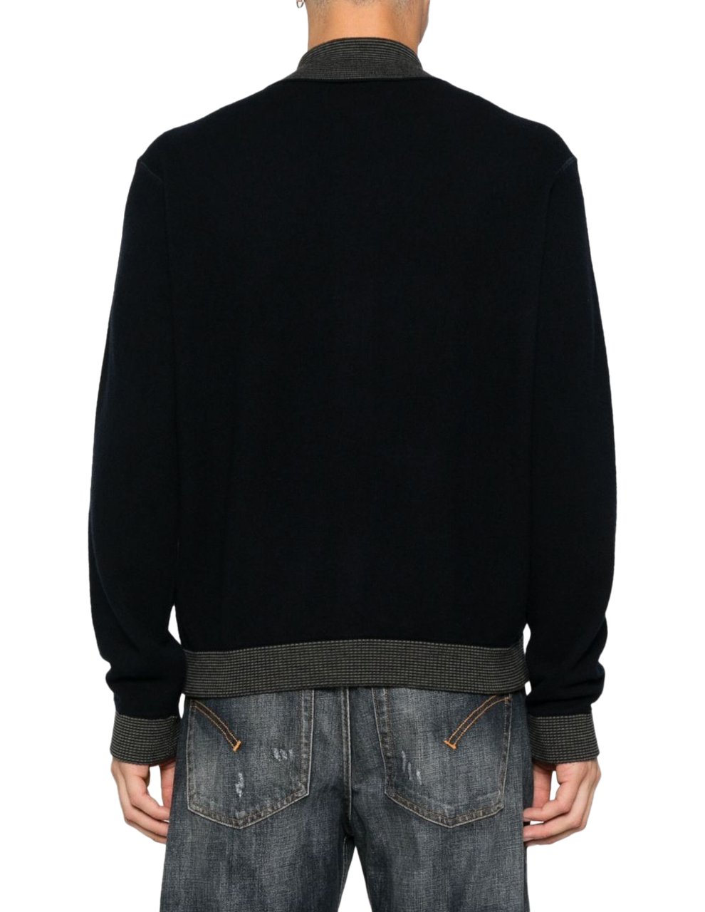 Emporio Armani Sweaters Blue Blauw