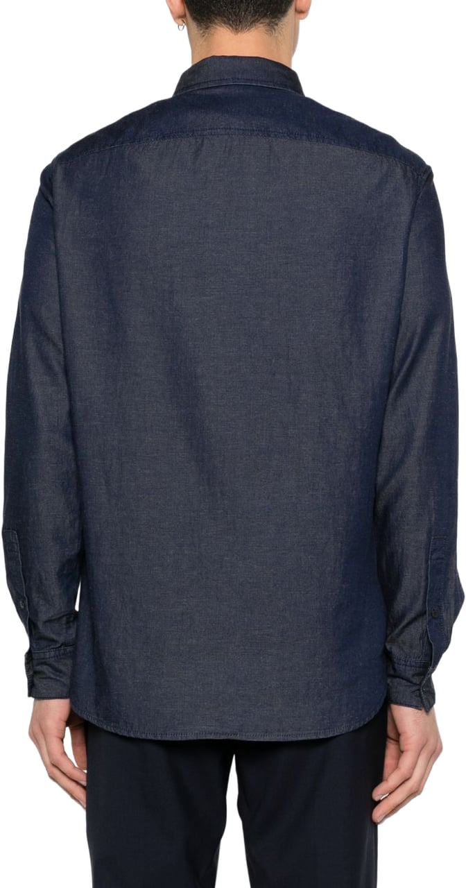 Emporio Armani Shirts Navy Navy