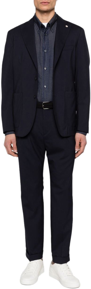 Emporio Armani Shirts Blue Blauw