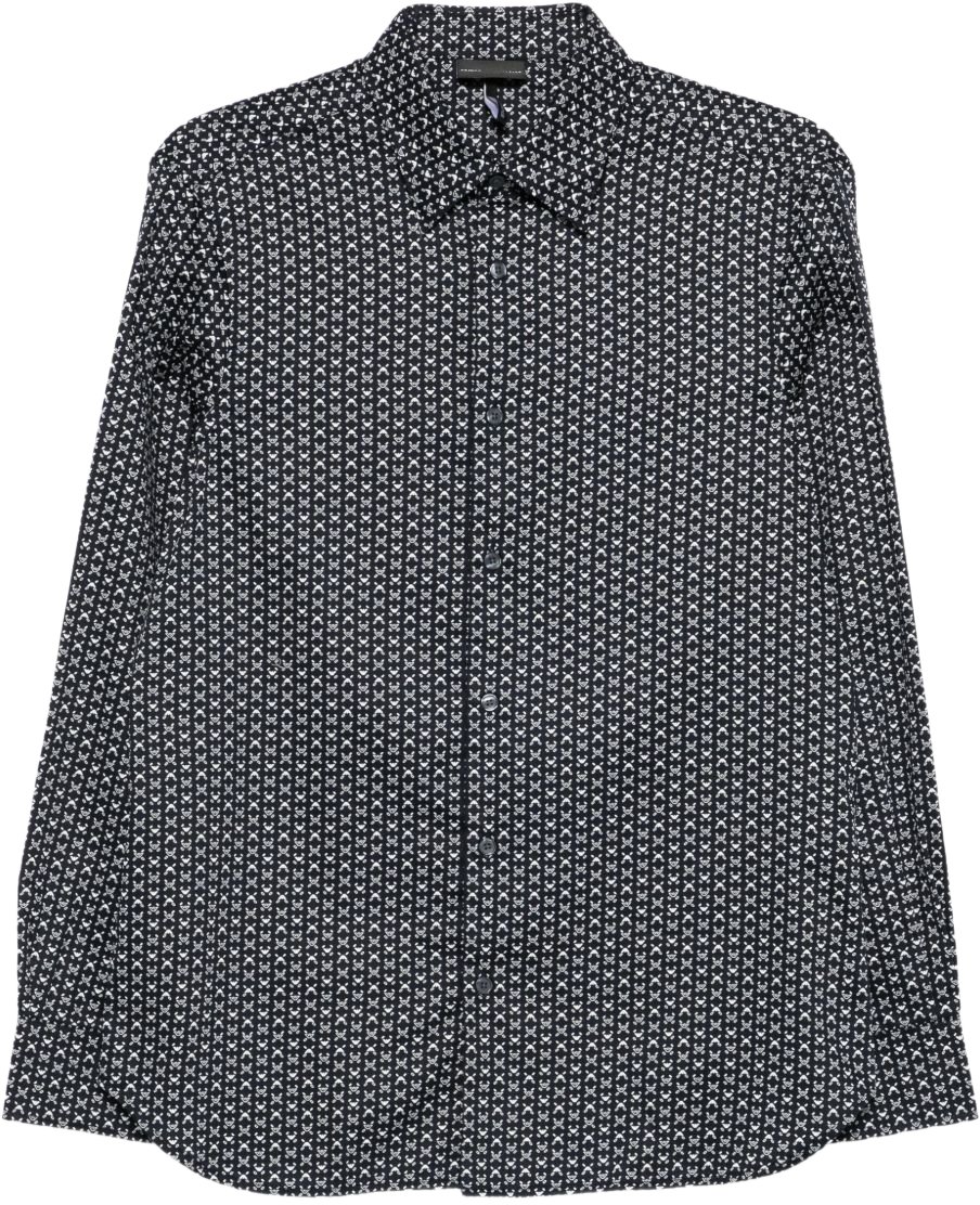 Emporio Armani Shirts Blue Blauw