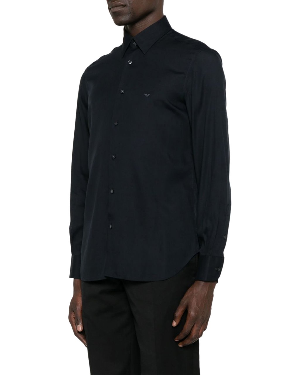 Emporio Armani Shirts Blu Blauw