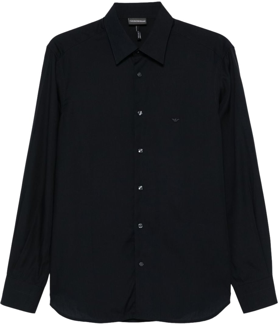 Emporio Armani Shirts Blue Blauw