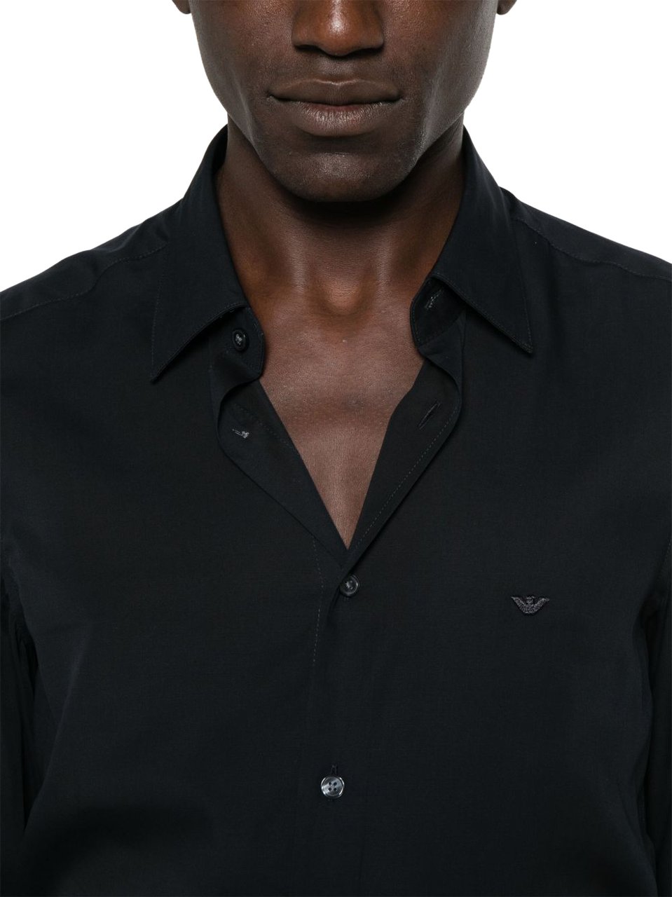 Emporio Armani Shirts Blue Blauw