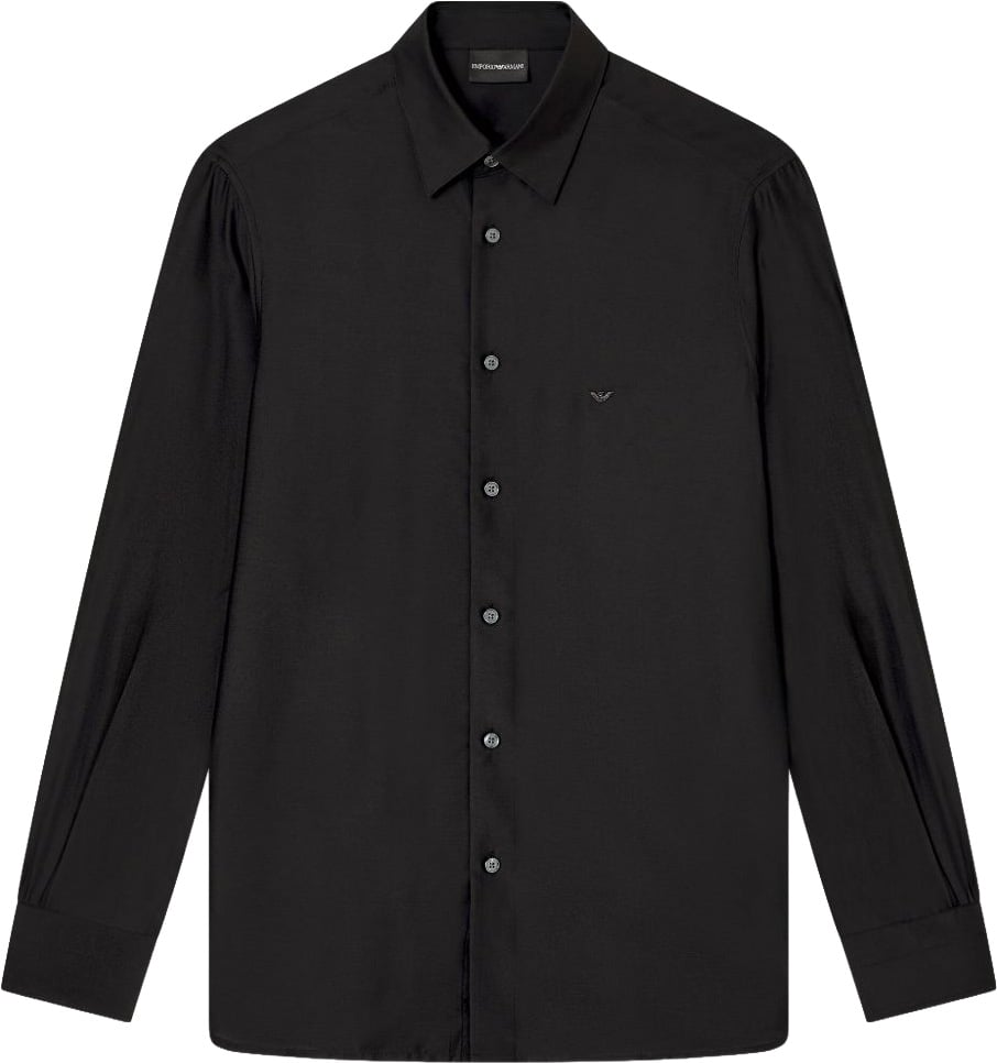 Emporio Armani Shirts Black Zwart