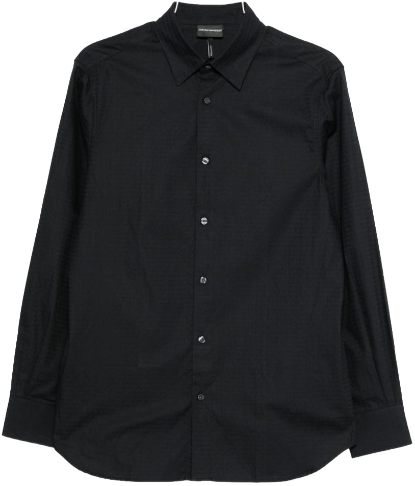 Emporio Armani Shirts Blue Blauw