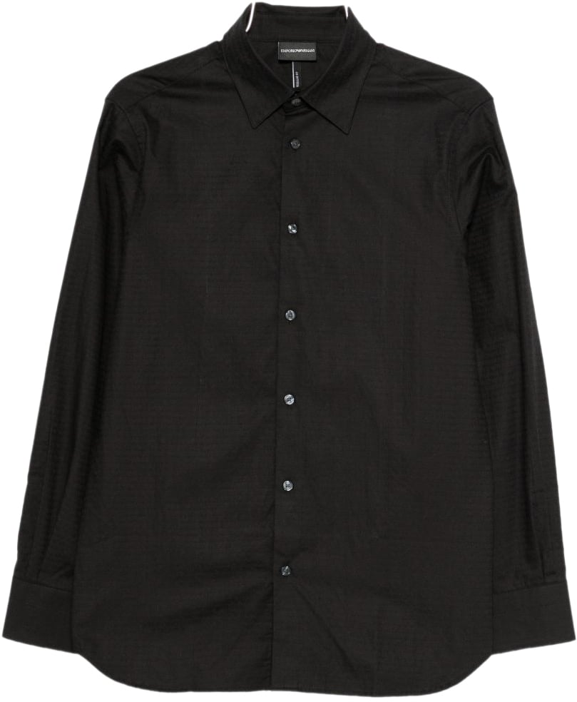 Emporio Armani Shirts Black Zwart