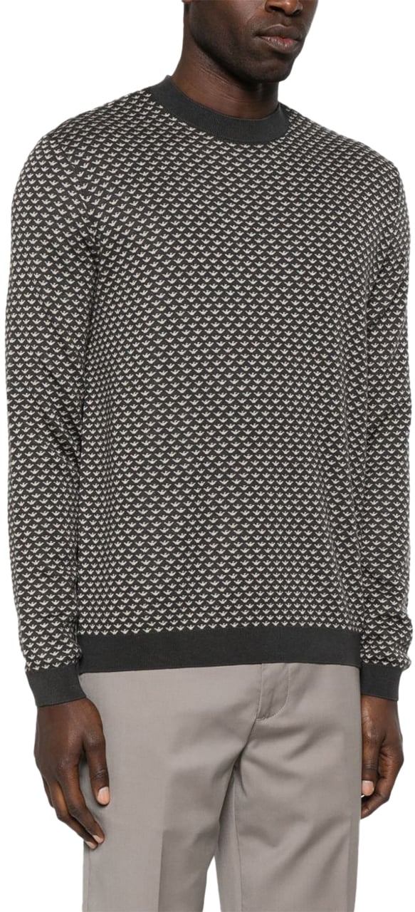 Emporio Armani Sweaters Black Zwart