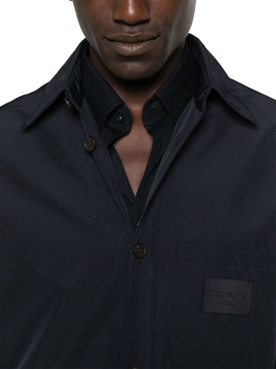 Emporio Armani Shirts Blue Blauw