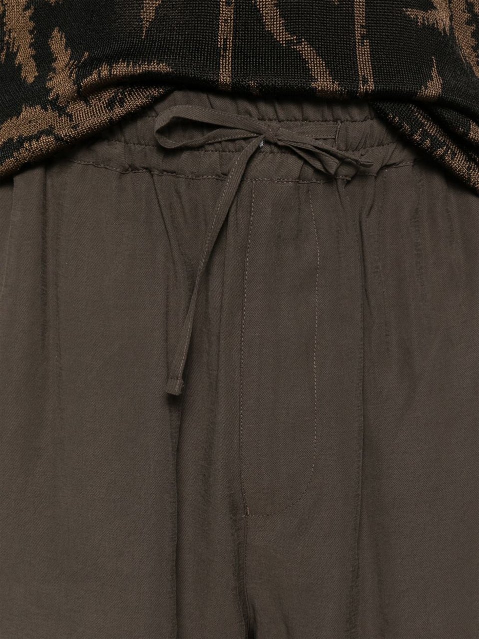 Emporio Armani Shorts Marrone Scuro Bruin